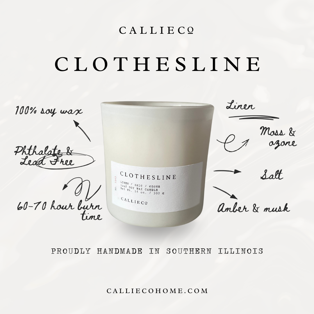 Clothesline Soy Candle