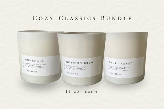 14 oz. Cozy Classics Candle Bundle