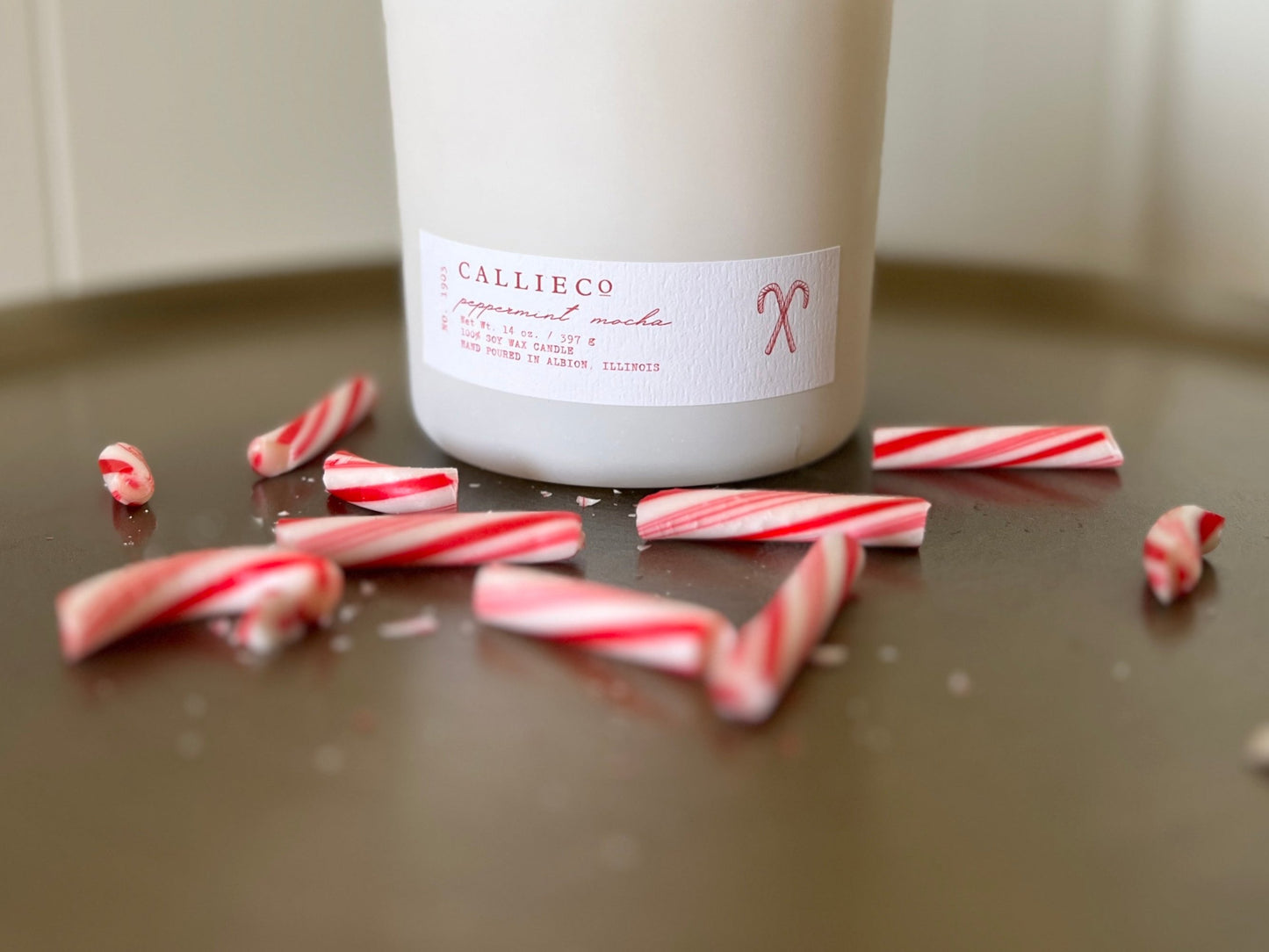 Peppermint Mocha 14 oz. Soy Wax Candle