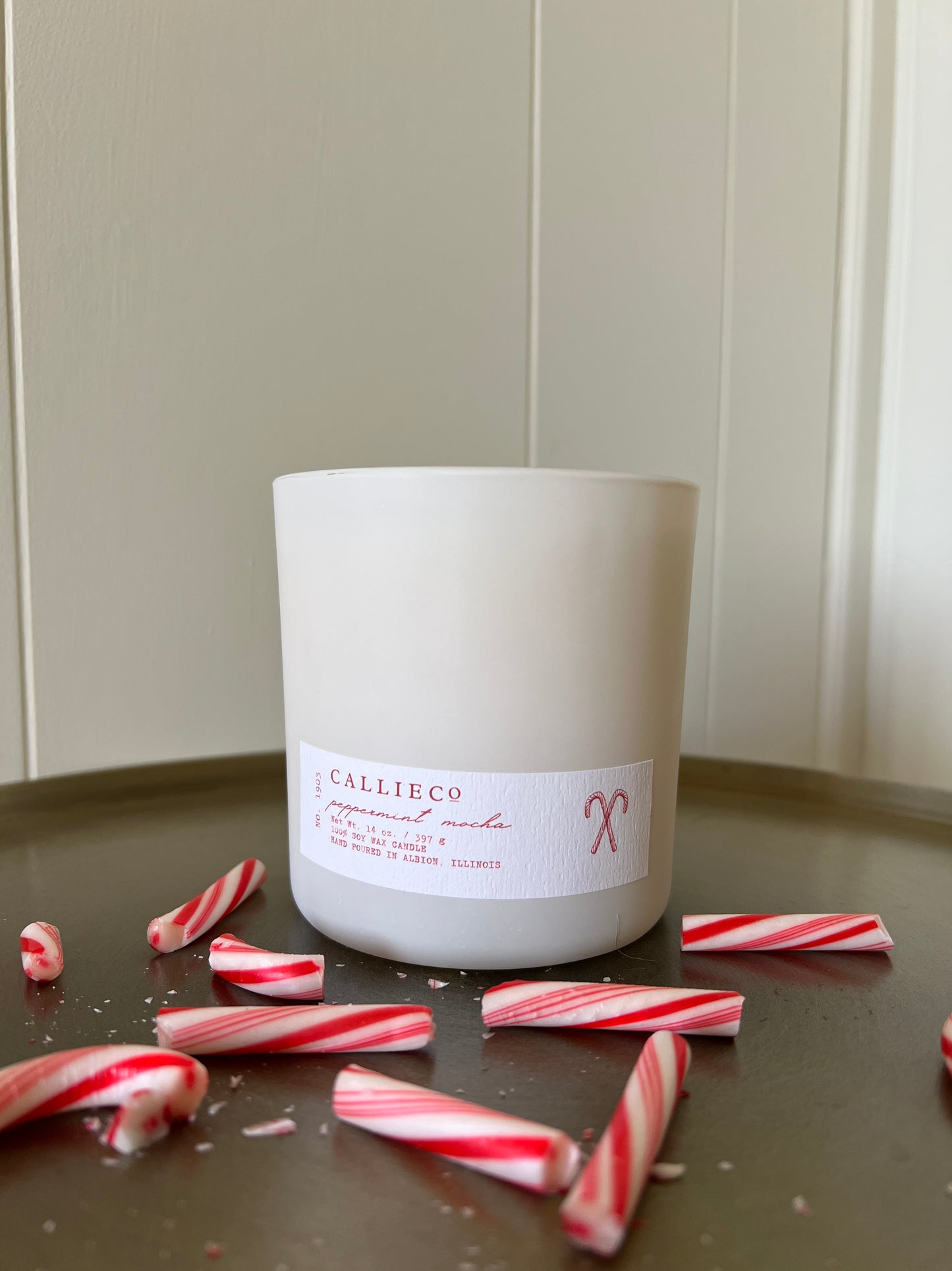 Peppermint Mocha 14 oz. Soy Wax Candle